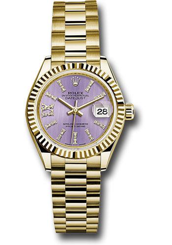 Pre-owned Rolex Yellow Gold Lady-Datejust — 279178