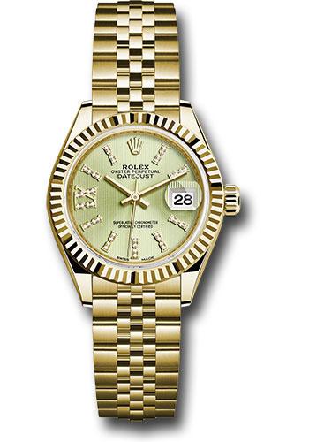 Pre-owned Rolex Yellow Gold Lady-Datejust — 279178