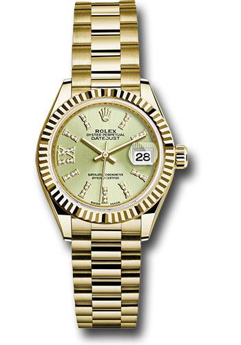 Pre-owned Rolex Yellow Gold Lady-Datejust — 279178