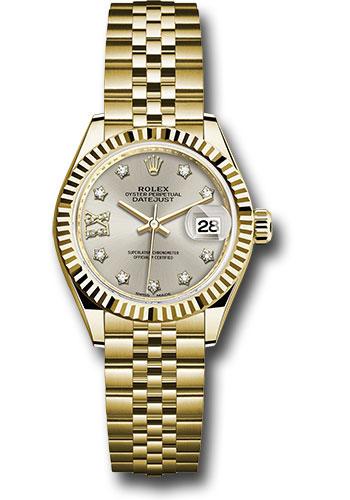 Pre-owned Rolex Yellow Gold Lady-Datejust — 279178