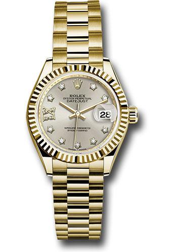 Pre-owned Rolex Yellow Gold Lady-Datejust — 279178