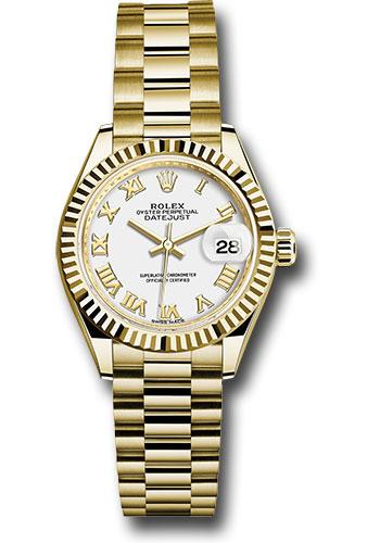 Pre-owned Rolex Yellow Gold Lady-Datejust — 279178