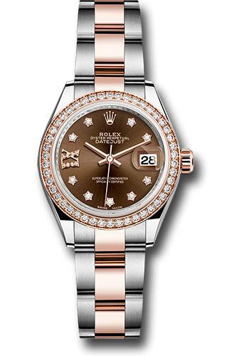 Pre-owned Rolex Steel and Everose — 279381RBR