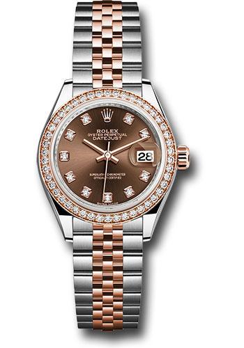 Pre-owned Rolex Steel and Everose — 279381RBR