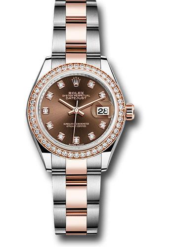 Pre-owned Rolex Steel and Everose — 279381RBR