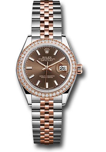 Pre-owned Rolex Steel and Everose — 279381RBR