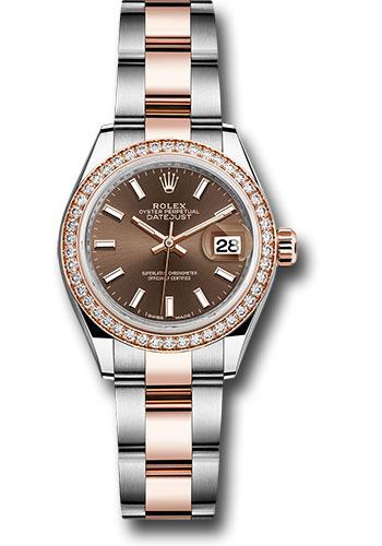 Pre-owned Rolex Steel and Everose — 279381RBR