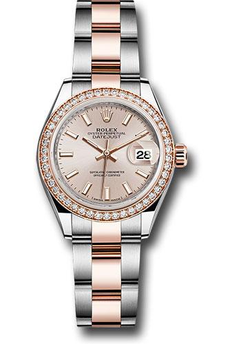 Pre-owned Rolex Steel and Everose — 279381RBR