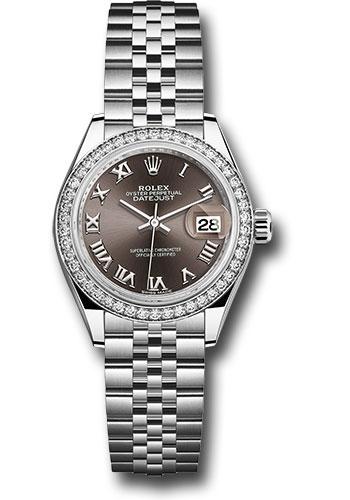 Pre-owned Rolex Steel and White — 279384RBR