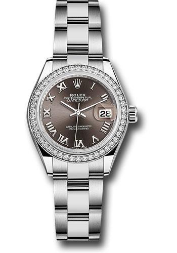 Pre-owned Rolex Steel and White — 279384RBR