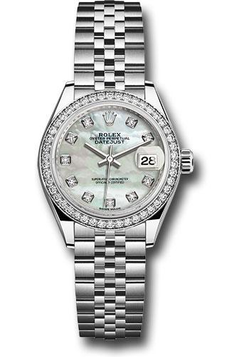 Pre-owned Rolex Steel and White — 279384RBR