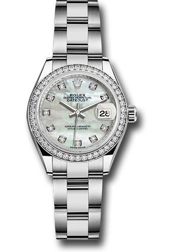 Pre-owned Rolex Steel and White — 279384RBR