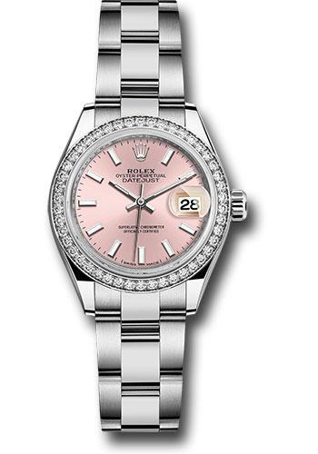 Pre-owned Rolex Steel and White — 279384RBR