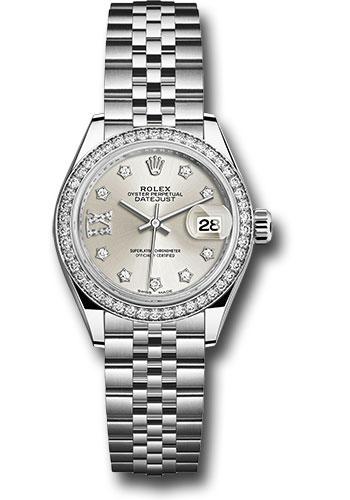 Pre-owned Rolex Steel and White — 279384RBR