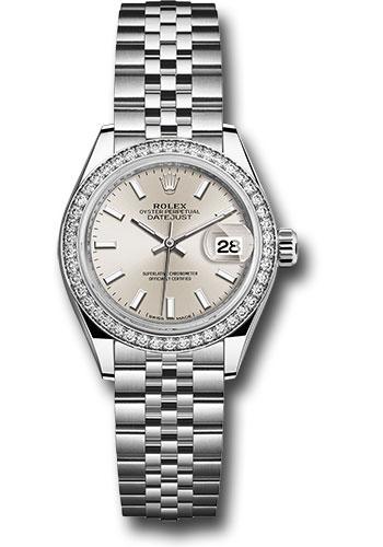 Pre-owned Rolex Steel and White — 279384RBR