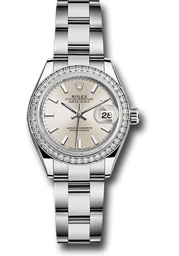 Pre-owned Rolex Steel and White — 279384RBR