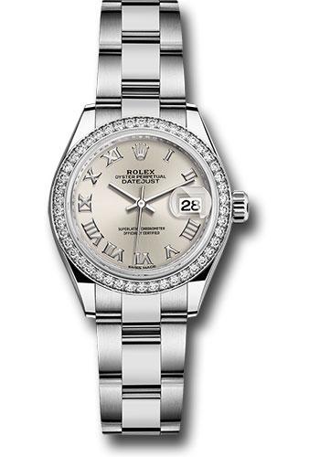 Pre-owned Rolex Steel and White — 279384RBR