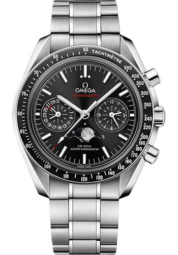 Pre-owned Omega Speedmaster Moonphase Master — 304.30.44.52.01.001