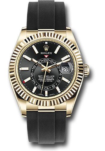 Pre-owned Rolex Yellow Gold Sky-Dweller — 326238
