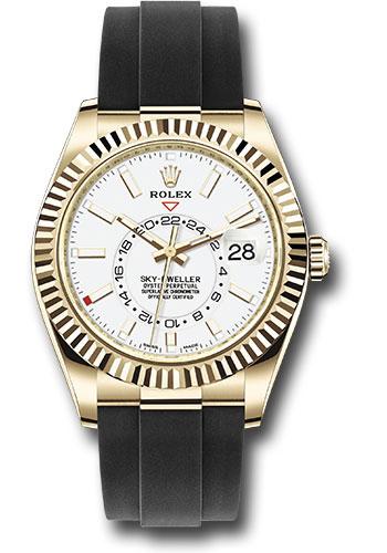 Pre-owned Rolex Yellow Gold Sky-Dweller — 326238