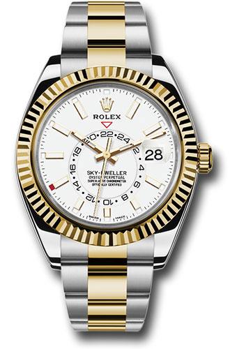Pre-owned Rolex Yellow Rolesor Sky-Dweller — 326933
