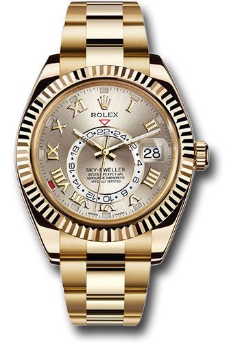 Pre-owned Rolex Yellow Gold Sky-Dweller — 326938