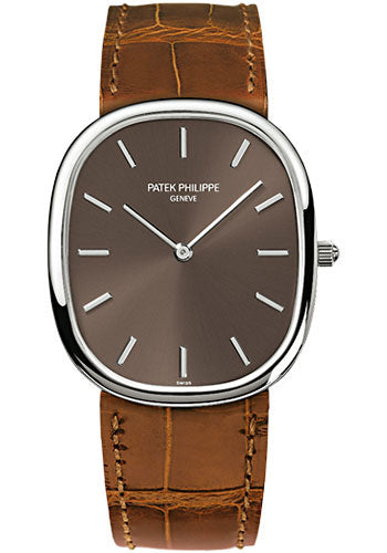 Pre-owned Patek Philippe Golden Ellipse — 3738/100G-012