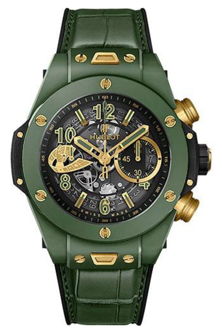 Hublot Big Bang UNICO WBC Night of Champions Green Ceramic 45mm 411.GX.1189.LR.WBC19