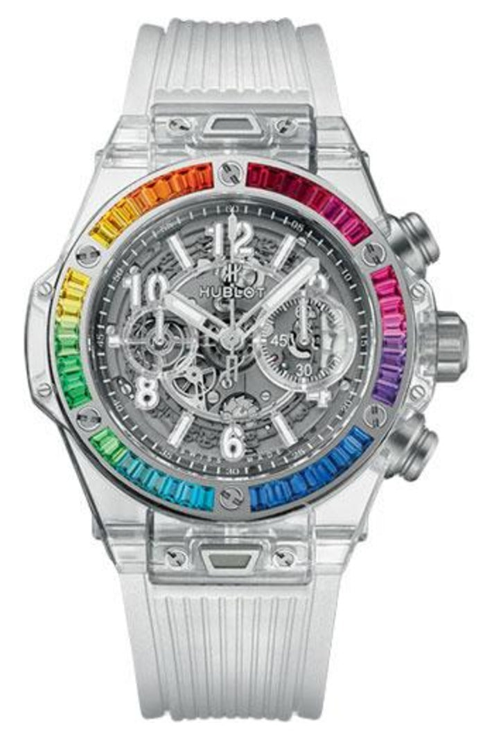 Hublot Big Bang UNICO Sapphire Rainbow 45mm 411.JX.4803.RT.4099