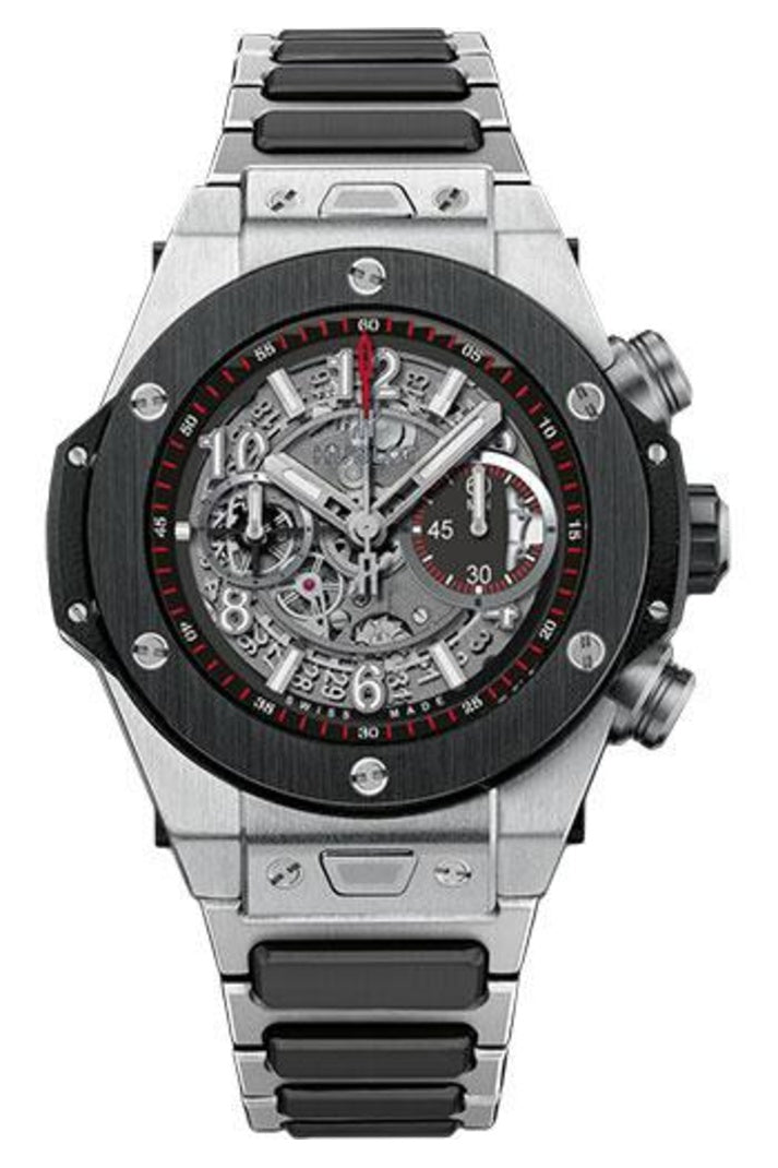 Hublot Big Bang UNICO Titanium Ceramic Bracelet 45mm 411.NM.1170.NM