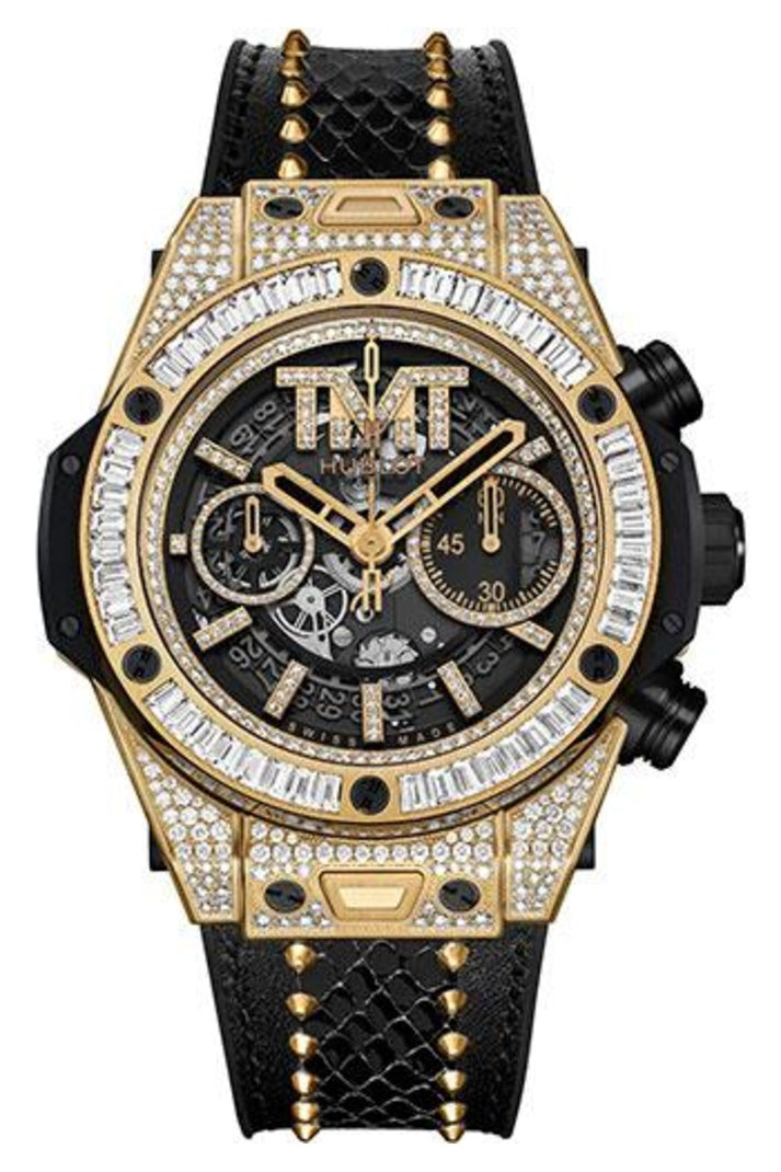 Hublot Big Bang UNICO TMT Yellow Gold Pavé 45mm 411.VX.1180.PR.0904.TMT18