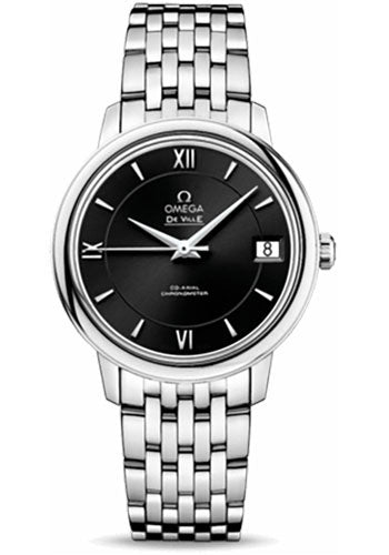 Omega De Ville Prestige Black Steel 424.10.33.20.01.001 watch