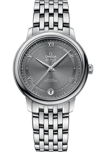 Omega De Ville Prestige Grey Steel 424.10.33.20.06.001 watch