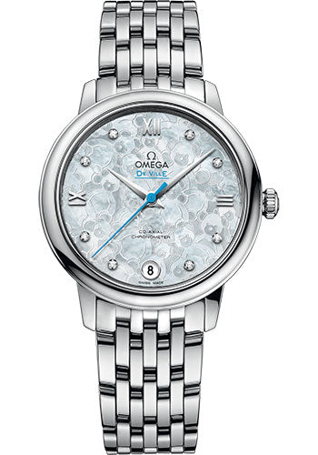 Omega De Ville Prestige Orbis MOP Steel 424.10.33.20.55.004 watch