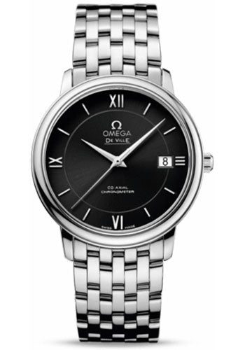 Omega De Ville Prestige Black Steel 424.10.37.20.01.001 watch