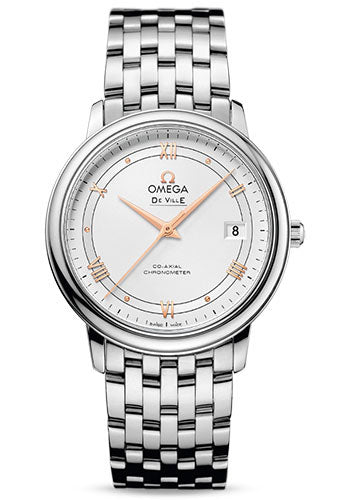Omega De Ville Prestige Silver Steel 424.10.37.20.02.002 watch