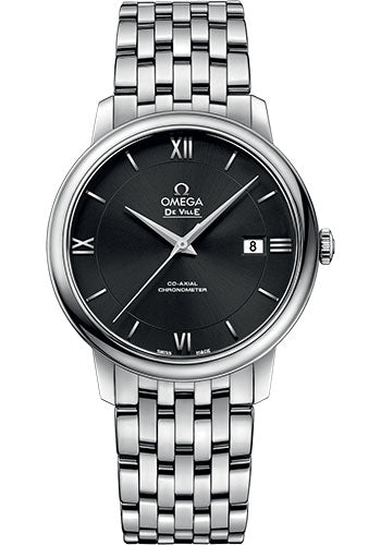 Omega De Ville Prestige Black Steel 424.10.40.20.01.001 watch
