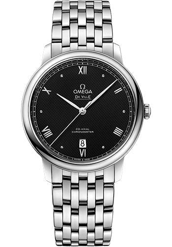 Omega De Ville Prestige Black Steel 424.10.40.20.01.002 watch