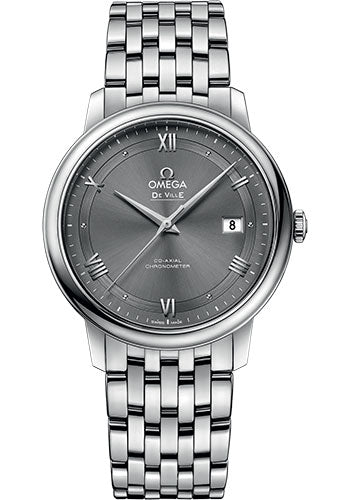 Omega De Ville Prestige Grey Steel 424.10.40.20.06.001 watch