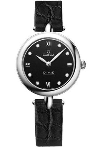 Omega De Ville Prestige Quartz Dewdrop Black 424.13.27.60.51.001 watch