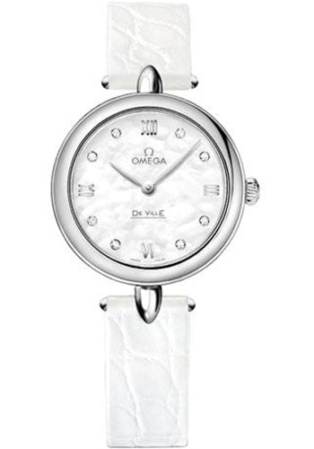 Omega De Ville Prestige Quartz Dewdrop MOP 424.13.27.60.55.001 watch