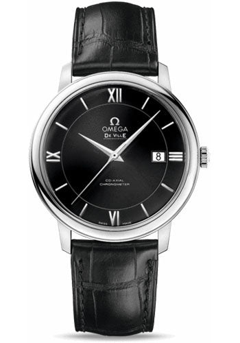 Omega De Ville Prestige Black Steel 424.13.40.20.01.001 watch