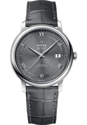 Omega De Ville Prestige Grey Steel 424.13.40.20.06.001 watch