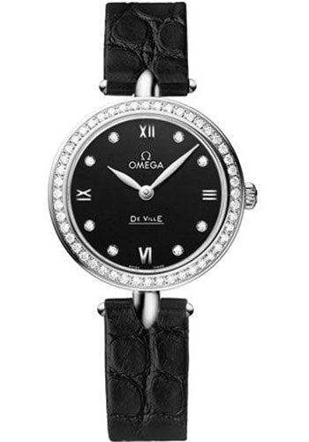 Omega De Ville Prestige Quartz Dewdrop Black 424.18.27.60.51.001 watch