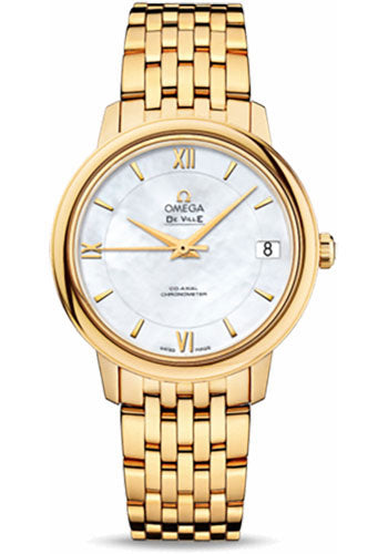 Omega De Ville Prestige MOP Yellow Gold 424.50.33.20.05.001 watch