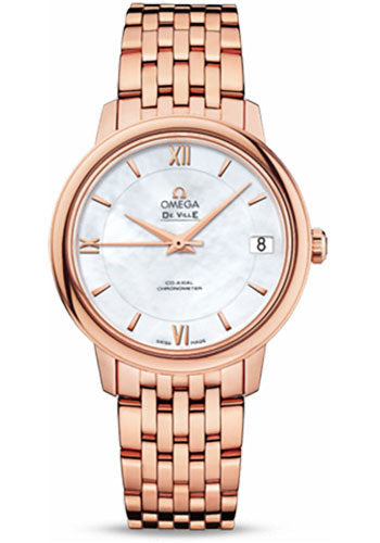 Omega De Ville Prestige MOP Red Gold 424.50.33.20.05.002 watch