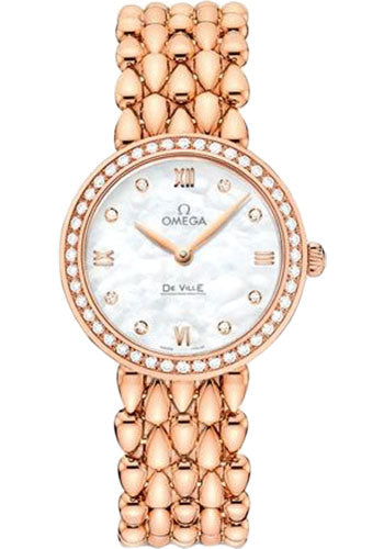 Omega De Ville Prestige Quartz Dewdrop MOP 424.55.27.60.55.004 watch