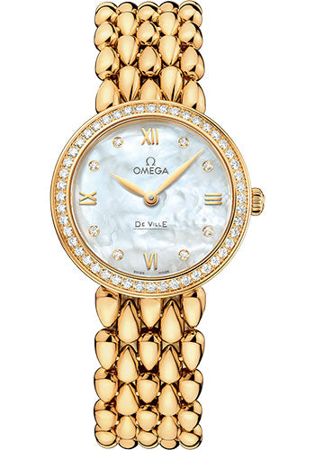 Omega De Ville Prestige Quartz Dewdrop MOP 424.55.27.60.55.006 watch