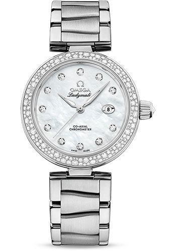 Omega De Ville Ladymatic White Diamond 425.35.34.20.55.002 watch