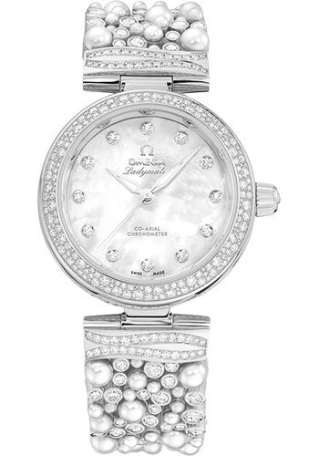 Omega De Ville Ladymatic MOP Diamond 425.65.34.20.55.013 watch